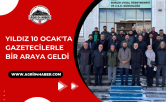 Yıldız 10 Ocak'ta Gazetecilerle Bir Araya Geldi