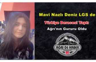 Mavi Nazlı Deniz'den LGS de Türkiye Derecesi Geldi