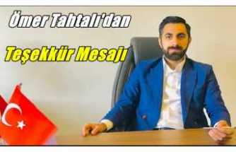 Ak Parti Ağrı Merkez İlçe Başkanı Tahtalı'dan Teşekkür Mesajı