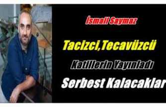 İsmail Saymaz. Tacizci ,tecavüzcü ve katillerin listesini yayınladı