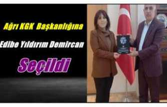 Ağrı KGK Başkanlığına Edibe Yıldırım Demircan Seçildi