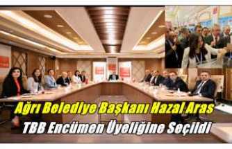 Ağrı Belediye Başkanı Hazal Aras TBB Meclis Üyeliğine Seçildi