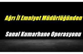 Ağrı İl Emniyet Müdürlüğünden Sanal Kumarhane Operasyonu 15 Tutuklama