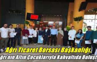 Ağrı Ticaret Borsası Başkanlığı, Ağrı’nın Altın Çocuklarıyla Kahvaltıda Buluştu