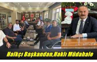 Halkçı başkandan haklı müdahale