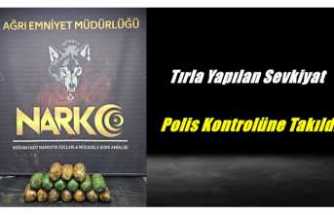 Tırla Yapılan Ulusla Arası Sevkiyat Ağrı Polisine Takıldı