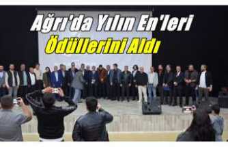 Ağrı'da Yılın En'leri Ödül Töreni Düzenlendi