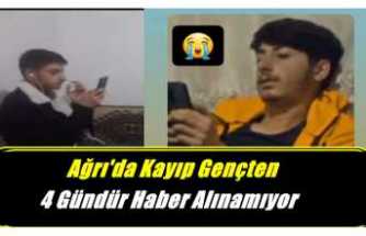 Ağrı2da Kaybolan Gençten Haber Alınamıyor