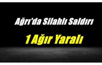Ağrı’da Silahlı Saldırı 1 Ağır Yaralı