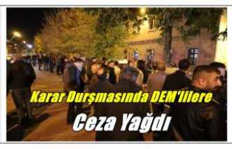 Ağrı'da Dem Parti Şokta, Karar Duruşmasında Ceza Yağdı