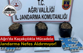 Ağrı'da Kaçakçılıkla Mücadele: Jandarma Nefes Aldırmıyor!