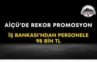 AİÇÜ’de Rekor Promosyon İş Bankası’ndan Personele 98 Bin TL