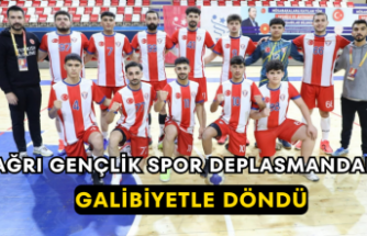 Ağrı Gençlik Spor Deplasmandan Galibiyetle Döndü