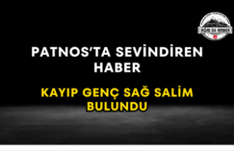 Patnos’ta Sevindiren Haber Kayıp Genç Sağ Salim Bulundu