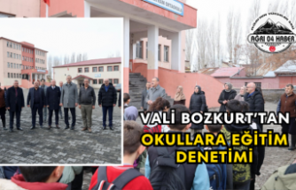 Vali Bozkurt’tan Okullara Eğitim Denetimi