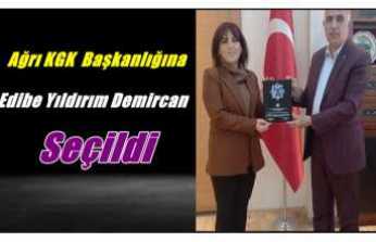Ağrı KGK Başkanlığına Edibe Yıldırım Demircan Seçildi