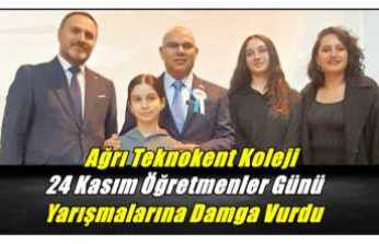 Ağrı Teknokent Koleji, 24 Kasım Öğretmenler Günü Yarışmalarına Damga Vurdu