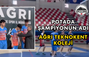 Potada Şampiyonun Adı Ağrı Teknokent Koleji