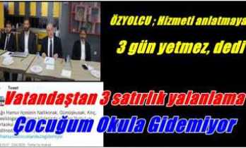 Vatandaş AK Parti Ağrı İl Başkanını Özyolcu'yu 3 Satırda yalanladı