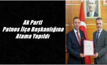 Ak Parti İlçe Başkanlığına Atama Yapıldı