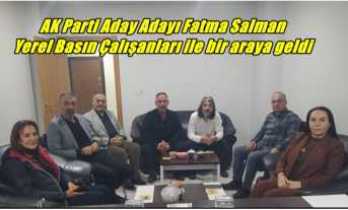 Ak Partili Fatma Salman Ağrı Yerel Basını İle Buluştu