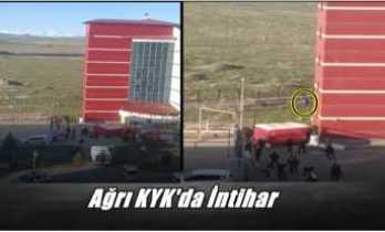 Ağrı KYK'da İntihar Girişiminde Bulunan Kız Öğrencinin Hayati Tehlikesi Devam Ediyor