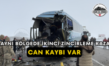 Aynı Bölgede İkinci Zincirleme Kaza Can Kaybı Var