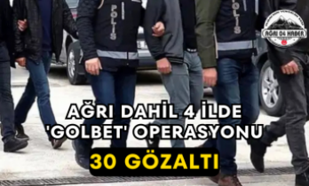 Ağrı Dahil 4 İlde 'GOLBET' Operasyonu 30 Gözaltı