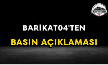 Barikat04'ten Basın Açıklaması