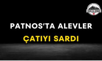 Patnos’ta Alevler Çatıyı Sardı