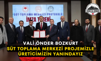 Vali Önder Bozkurt Süt Toplama Merkezi Projemizle Üreticimizin Yanındayız