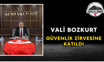 Vali Bozkurt Güvenlik Zirvesine Katıldı