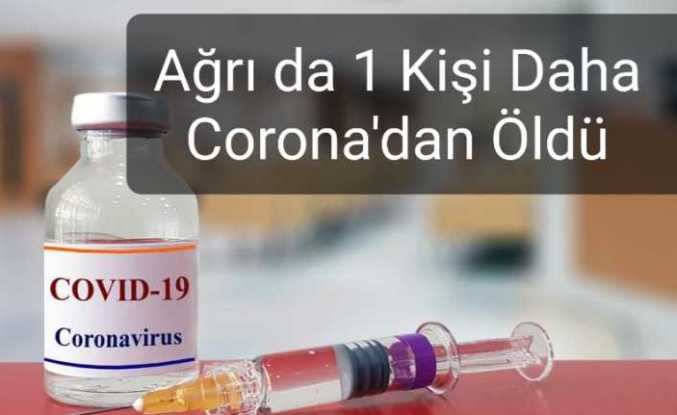 Ağrı da Corona Virüs Can Aldı