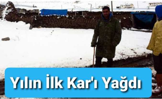 Ağrı da Yılın İlk Kâr' ı  Yağdı