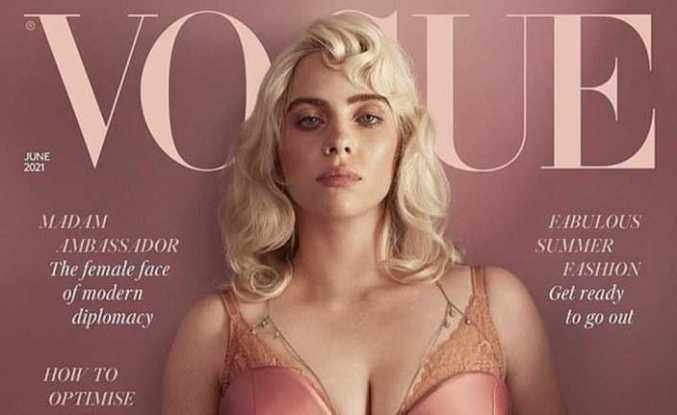 Billie Eilish Vogue dergisi için cesur pozlar verdi