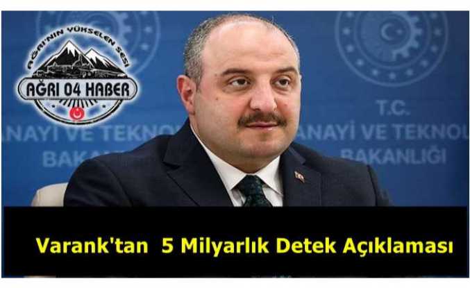 Mustafa Varank 5 Milyarlık Destek Paketini Açıkladı