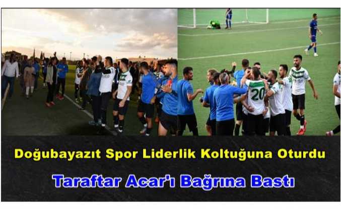 Doğubayazıt  Belediye Spor Liderlik Koltuğuna Oturdu