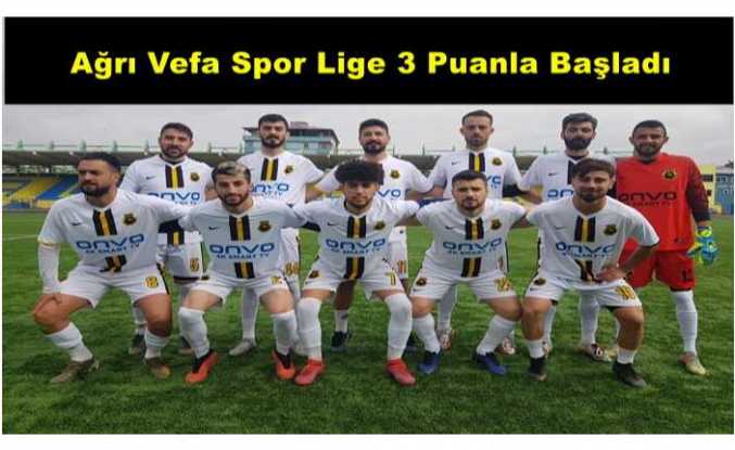 Ağrı Vefa Spor BAL 'da 3 Puanla Başladı