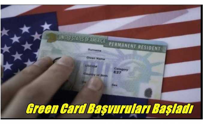 Green Card başvurusu başladı mı ,nasıl yapılır
