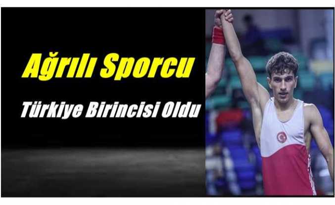 Ağrılı Sporcu Hamza Yerlikaya Türkiye Şampiyonu Oldu
