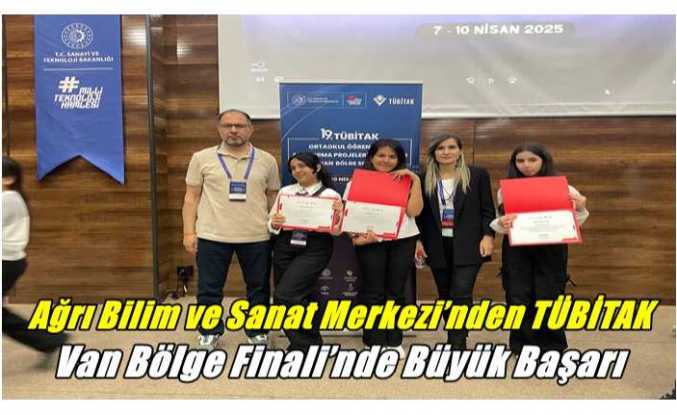 Bölge Birincisi Olan Ağrı Bilim ve Sanat Merkezi Türkiye Finallerine Katılmaya Hak Kazandı