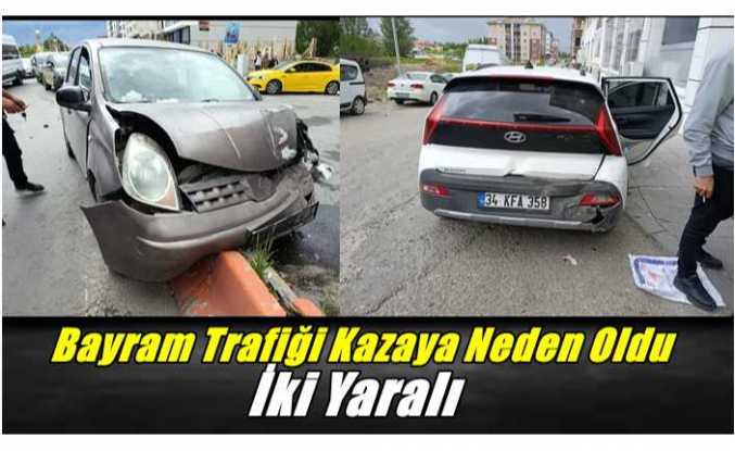 Ağrı'da Bayram Trafiği Kazaya Neden Oldu