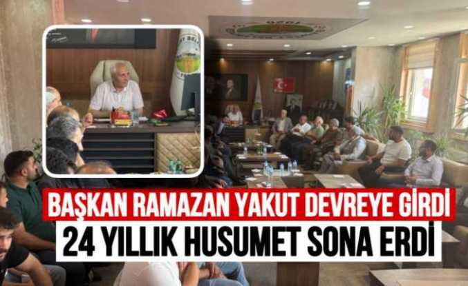 Eleşkirt Belediye Başkanı Ramazan Yakut ilçenin 24 Yıllık Husumetini Sonlandırdı