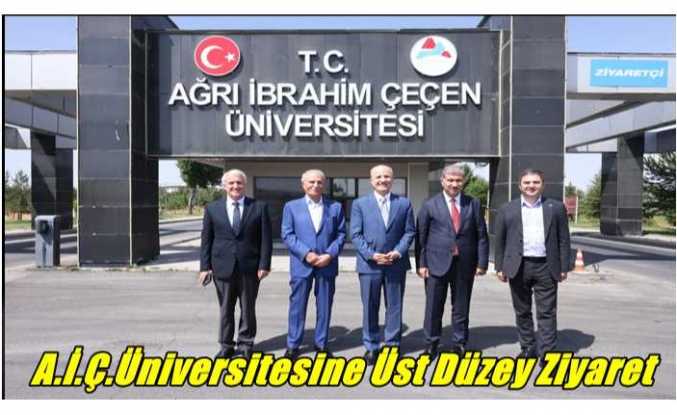 YÖK Başkanı Prof. Dr. Erol Özvar ve  IC Holding Yönetim Kurulu Başkanı  İbrahim Çeçen,  Ağrı İbrahim Çeçen Üniversitesi’ni Ziyaret Etti