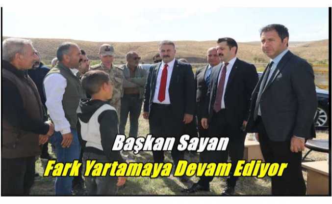 Başkan Sayan'dan Üreticiye Destek