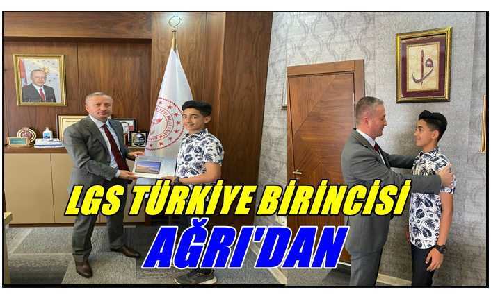 LGS Türkiye Birincisi Ağrı'dan Ahmet Asaf Demirci Oldu