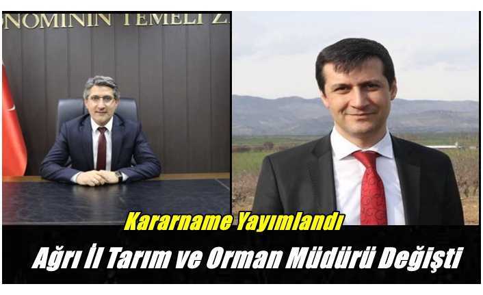 Ağrı İl Tarım ve Orman Müdürü Mehmet Hüseyinoğlu Oldu