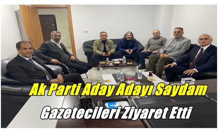 Ak Parti Aday Adayı Bahattin Saydam Gazetecileri Ziyaret Etti
