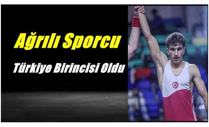 Ağrılı Sporcu Hamza Yerlikaya Türkiye Şampiyonu Oldu