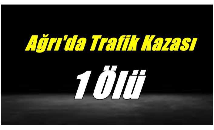 Ağrı'da Trafik Kazası 1 Ölü